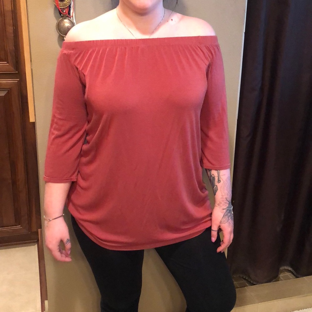 Flowy off the shoulder blouse